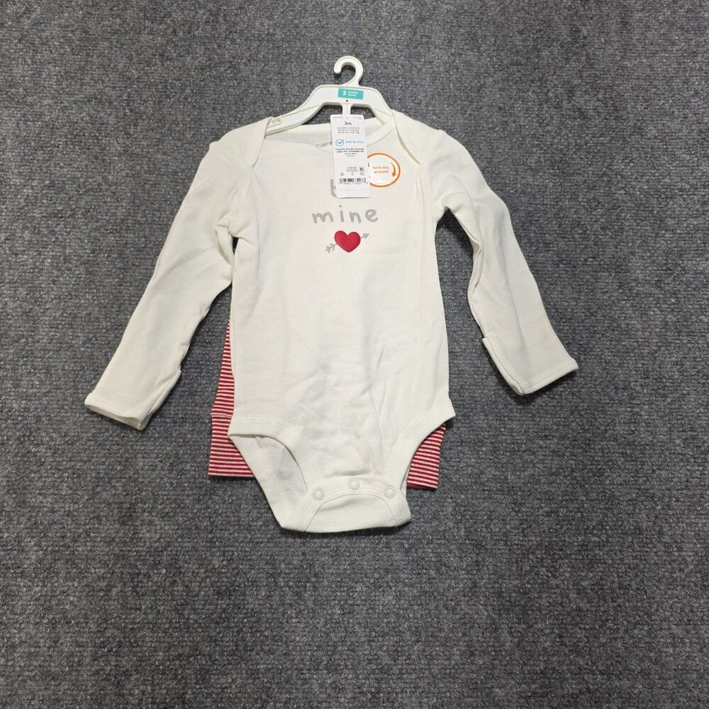 Carter’s Baby 3M Valentine’s Day Bodysuit & Striped Pants 2-Piece Set